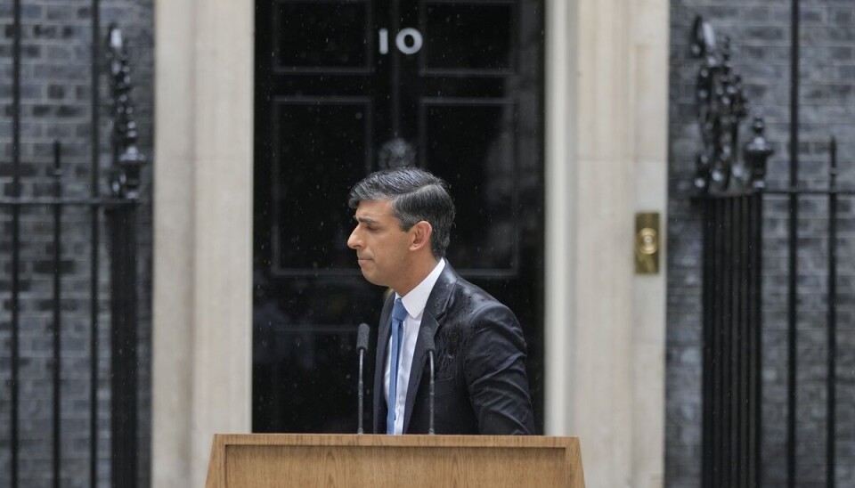 Storbritannias statsminister Rishi Sunak.