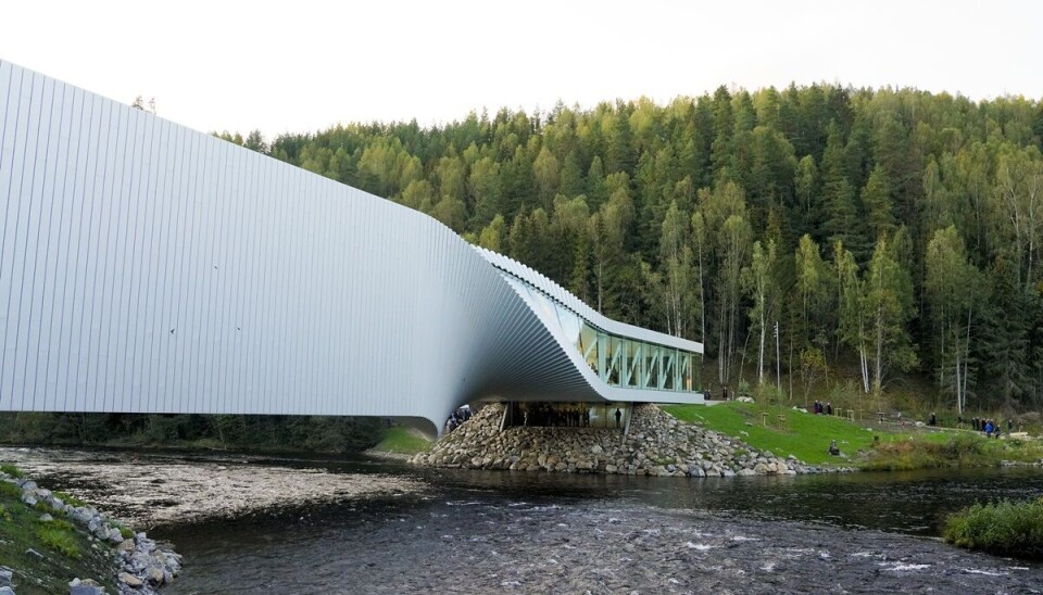 Kistefos sitt museumsbygg «The Twist».