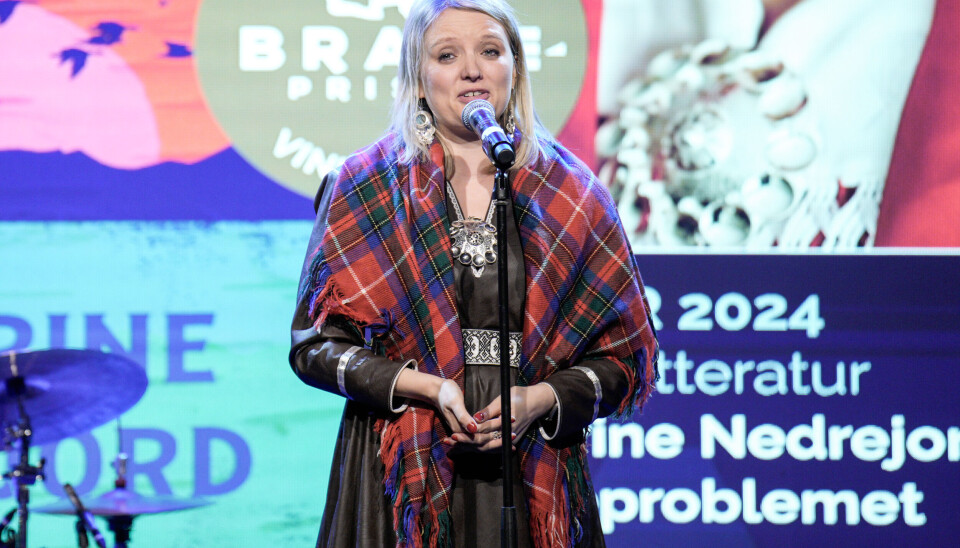 Kathrine Nedrejord fikk Bragepris for romanen «Sameproblemet» i forrige måned. Nå er hun blant de nominerte til Lytternes romanpris i NRK P2.