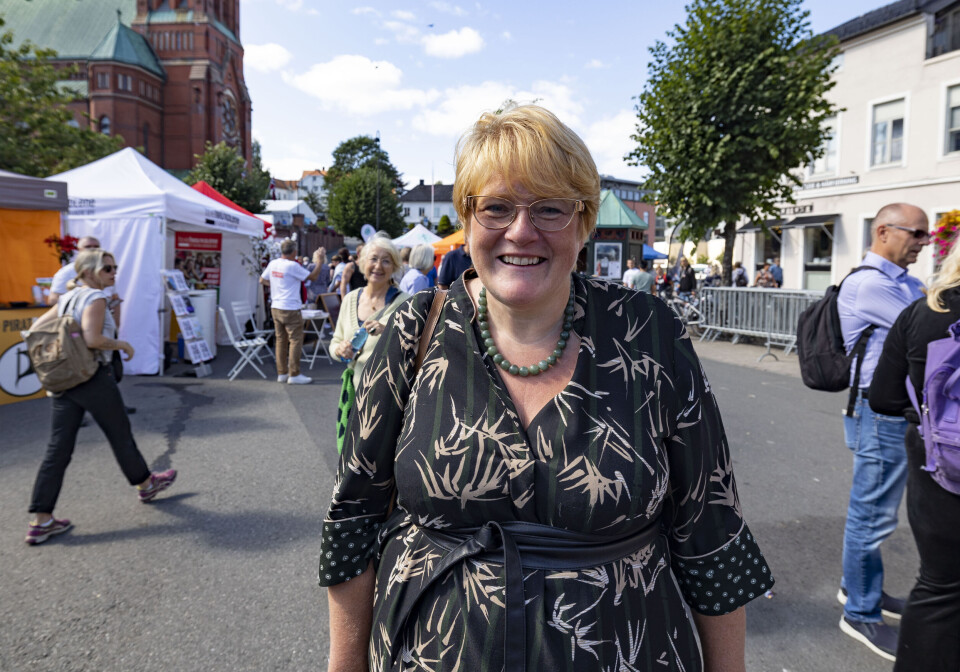 Direktør i Forleggerforeningen, Trine Skei Grande tror at norske forleggere etter hvert vil vurdere å lage lydproduksjoner på nye måte