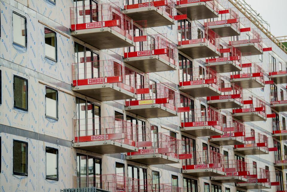 Bygging av nye boliger i Ulvenveien i Oslo i desember i fjor. Bygging av nye boliger i Ulvenveien i Oslo i desember i fjor.