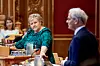 Erna Solberg har den største framgangen på en ny statsministermåling. Sittende statsminister Støre har likevel fortsatt størst oppslutning på målingen.