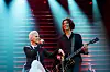 Per Gessle har gjenopptatt livekonserter med Roxette-låtene etter at Marie Fredriksson (t.v.) gikk bort. Her er de i 2015, på det som ble hennes siste konserter.