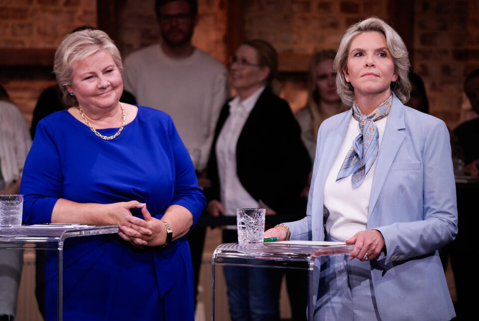 De borgerlige partiene, med Erna Solberg og Sylvi Listhaug i spissen, har mottatt 129,9 millioner kroner de siste to årene. De borgerlige partiene, med Erna Solberg og Sylvi Listhaug i spissen, har mottatt 129,9 millioner kroner de siste to årene.