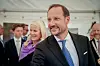 Kronprins Haakon og kronprinsesse Mette-Marit i Hemsedal under fylkesturen i Hallingdal.