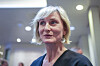 Ida Wolden Bache i en korridor etter høringen i Stortinget.